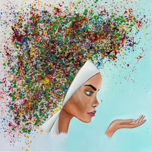 נשיקה צבעונית