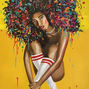 נערה עם גרביים גבוהות